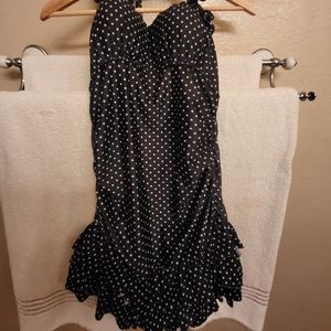 Women's one piece Black & White Polka Dot Bathing Suit